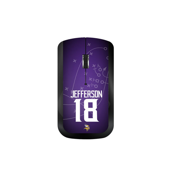 Justin Jefferson Minnesota Vikings 18 Ready Wireless Mouse