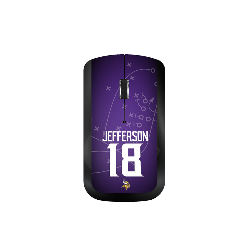 Justin Jefferson Minnesota Vikings 18 Ready Wireless Mouse