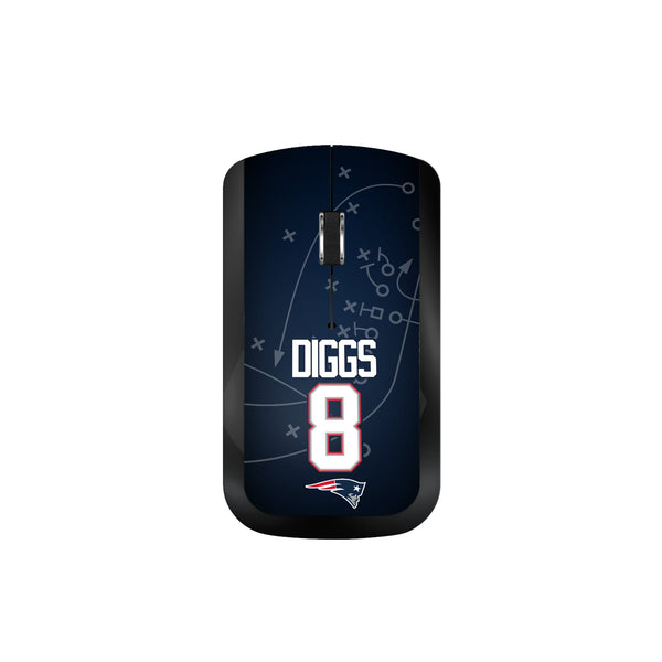 Stefon Diggs New England Patriots 8 Game Tactic Wireless Mouse