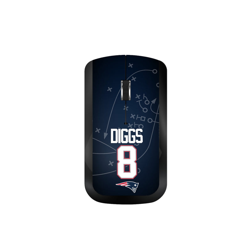 Stefon Diggs New England Patriots 8 Game Tactic Wireless Mouse