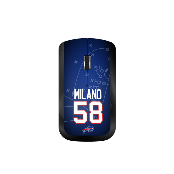 Matt Milano Buffalo Bills 58 Ready Wireless Mouse