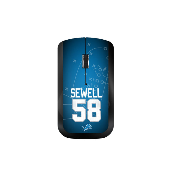 Penei Sewell Detroit Lions 58 Ready Wireless Mouse