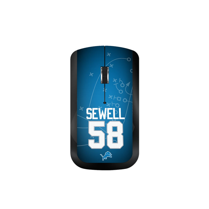Penei Sewell Detroit Lions 58 Ready Wireless Mouse