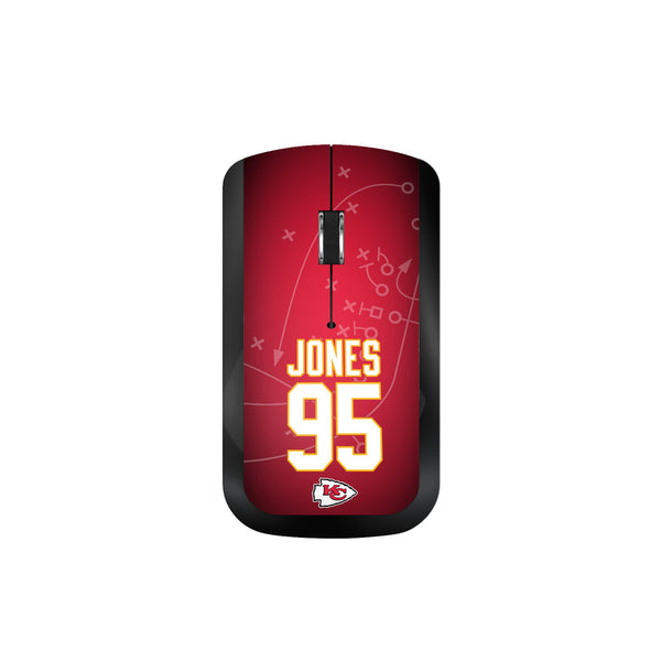 Chris Jones Kansas City Chiefs 95 Ready Wireless Mouse