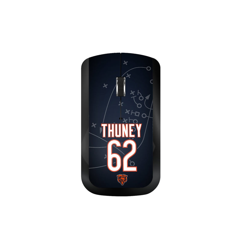 Joe Thuney Chicago Bears 62 Game Tactic Wireless Mouse