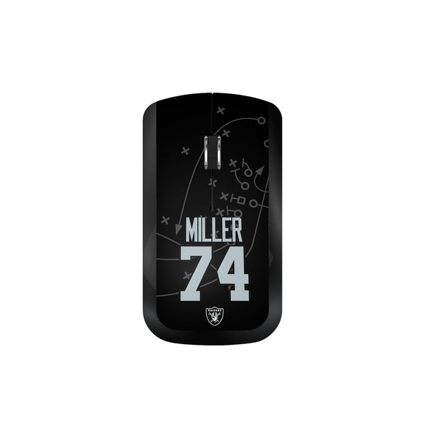 Kolton Miller Las Vegas Raiders 74 Ready Wireless Mouse
