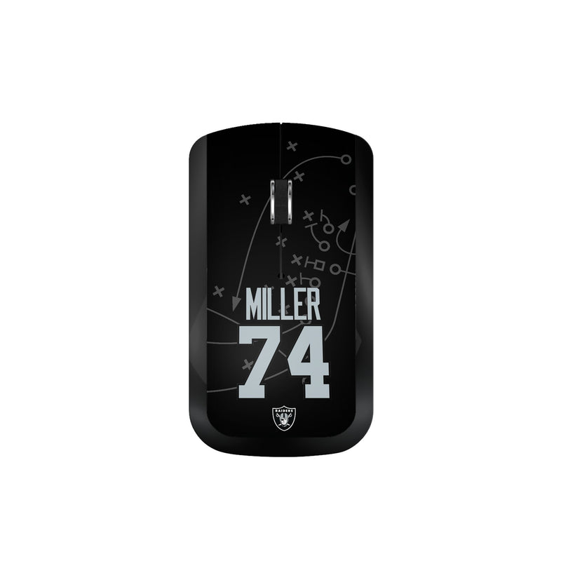 Kolton Miller Las Vegas Raiders 74 Ready Wireless Mouse