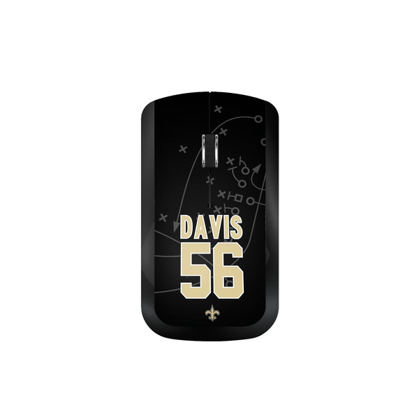 Demario Davis New Orleans Saints 56 Ready Wireless Mouse