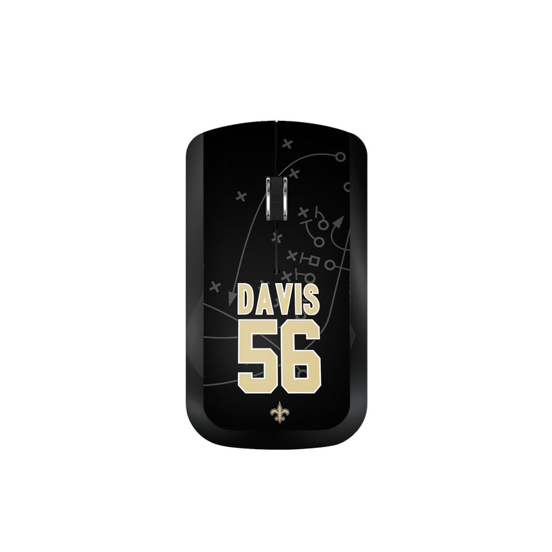 Demario Davis New Orleans Saints 56 Ready Wireless Mouse