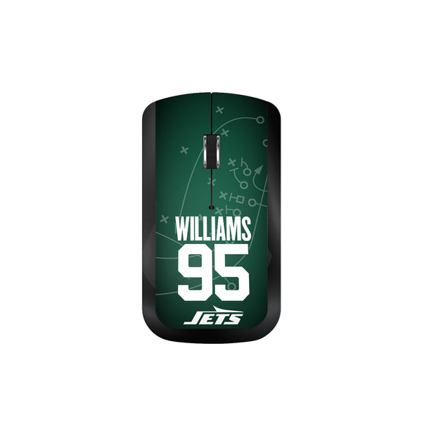 Quinnen Williams New York Jets 95 Ready Wireless Mouse