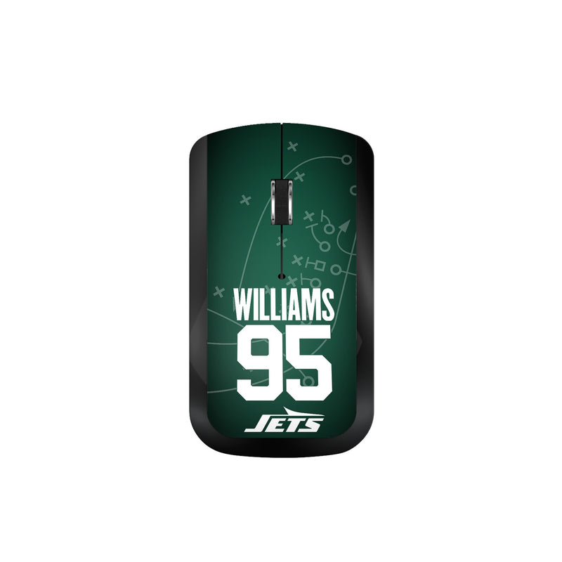 Quinnen Williams New York Jets 95 Ready Wireless Mouse