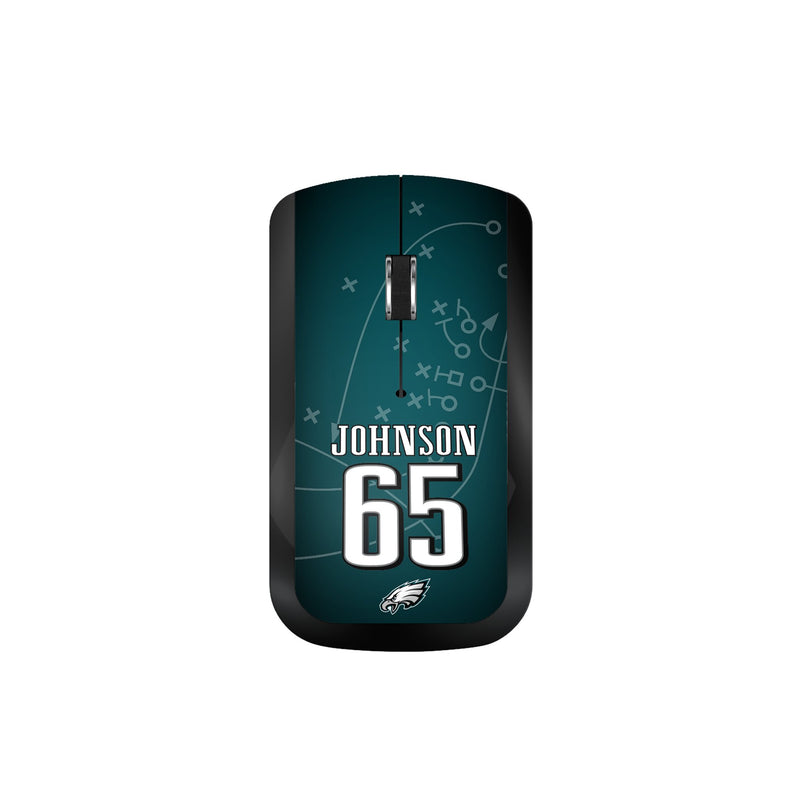 Lane Johnson Philadelphia Eagles 65 Ready Wireless Mouse