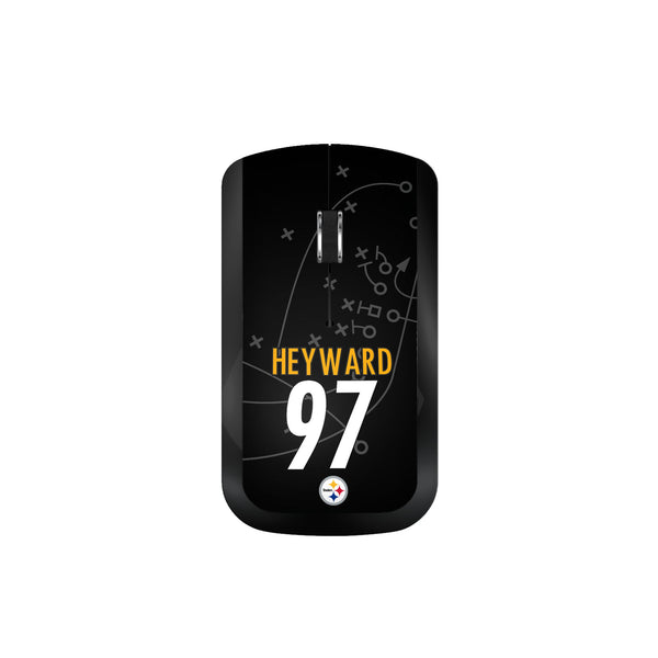 Cameron Heyward Pittsburgh Steelers 97 Ready Wireless Mouse