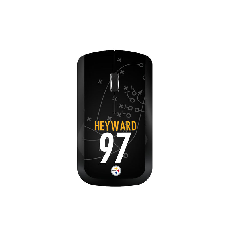 Cameron Heyward Pittsburgh Steelers 97 Ready Wireless Mouse