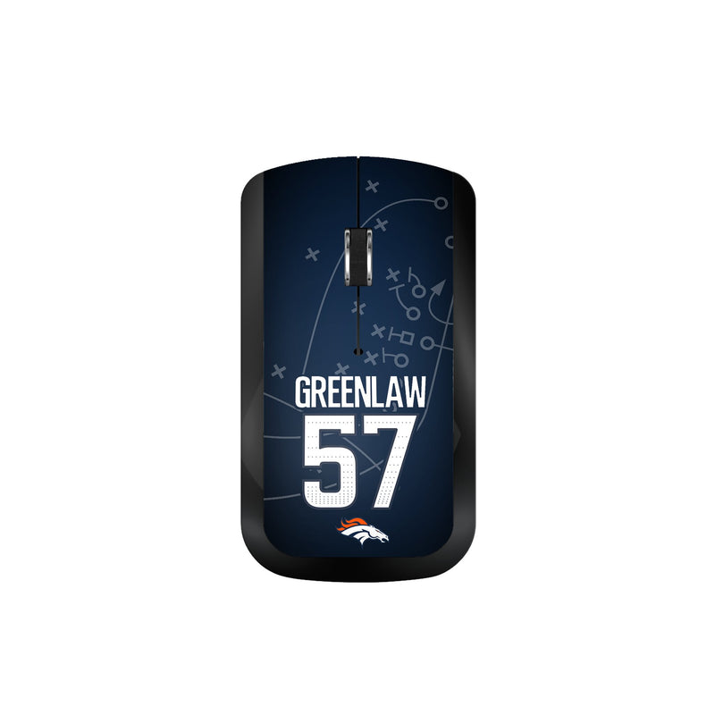 Dre Greenlaw Denver Broncos 57 Game Tactic Wireless Mouse