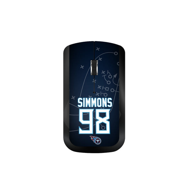 Jeffery Simmons Tennessee Titans 98 Ready Wireless Mouse