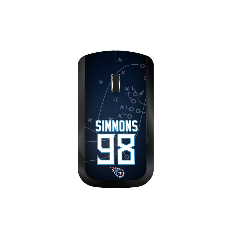Jeffery Simmons Tennessee Titans 98 Ready Wireless Mouse