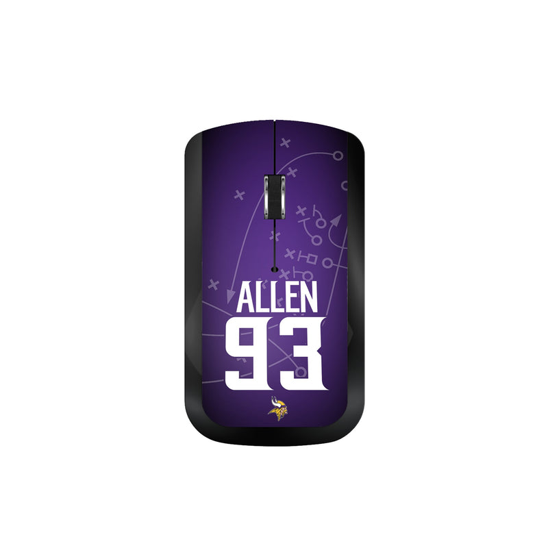 Jonathan Allen Minnesota Vikings 93 Game Tactic Wireless Mouse