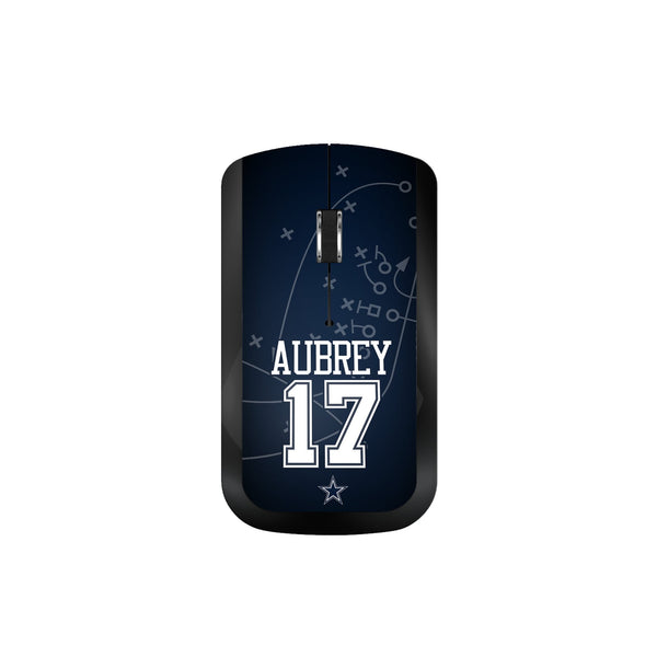 Brandon Aubrey Dallas Cowboys 17 Ready Wireless Mouse