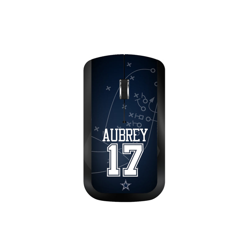 Brandon Aubrey Dallas Cowboys 17 Ready Wireless Mouse