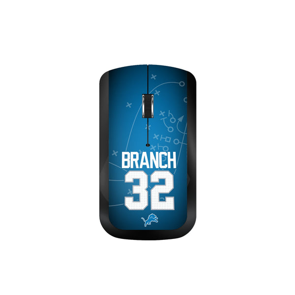 Brian Branch Detroit Lions 32 Ready Wireless Mouse