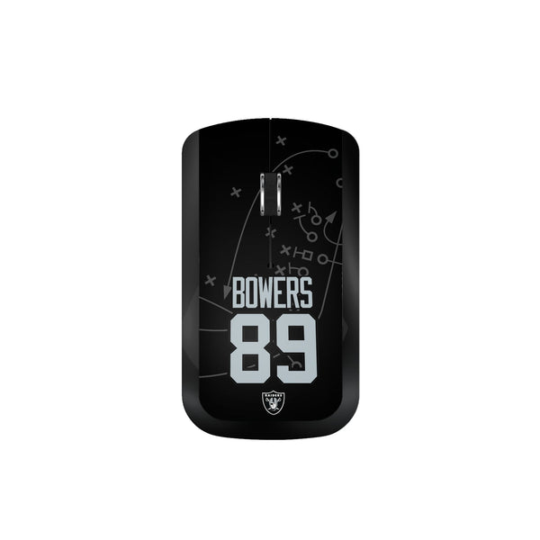 Brock Bowers Las Vegas Raiders 89 Ready Wireless Mouse