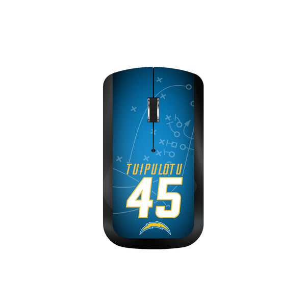 Tuli Tuipulotu Los Angeles Chargers 45 Ready Wireless Mouse