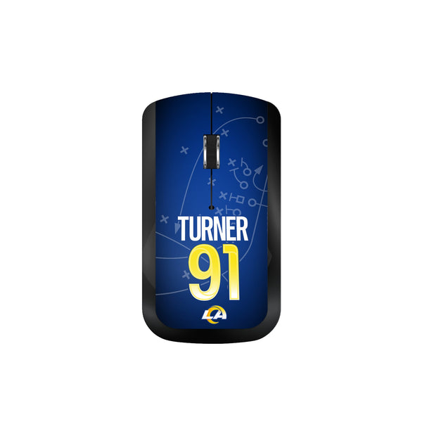 Kobie Turner Los Angeles Rams 91 Ready Wireless Mouse