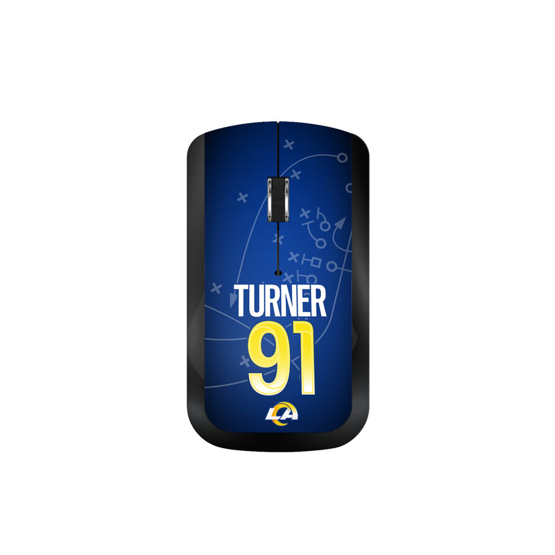 Kobie Turner Los Angeles Rams 91 Ready Wireless Mouse