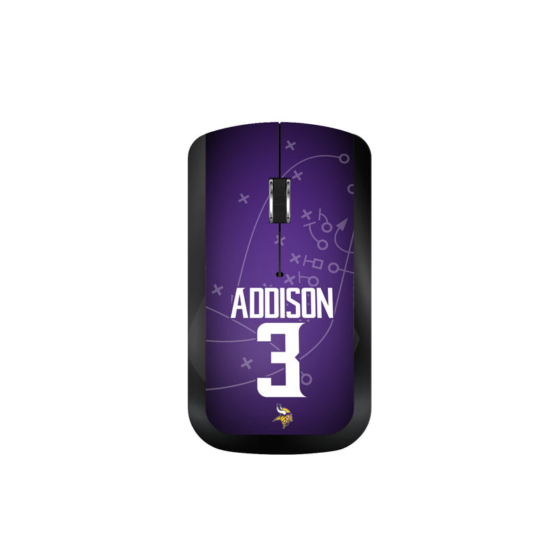 Jordan Addison Minnesota Vikings 3 Ready Wireless Mouse