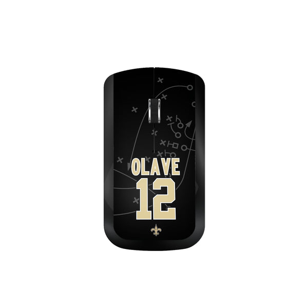 Chris Olave New Orleans Saints 12 Ready Wireless Mouse