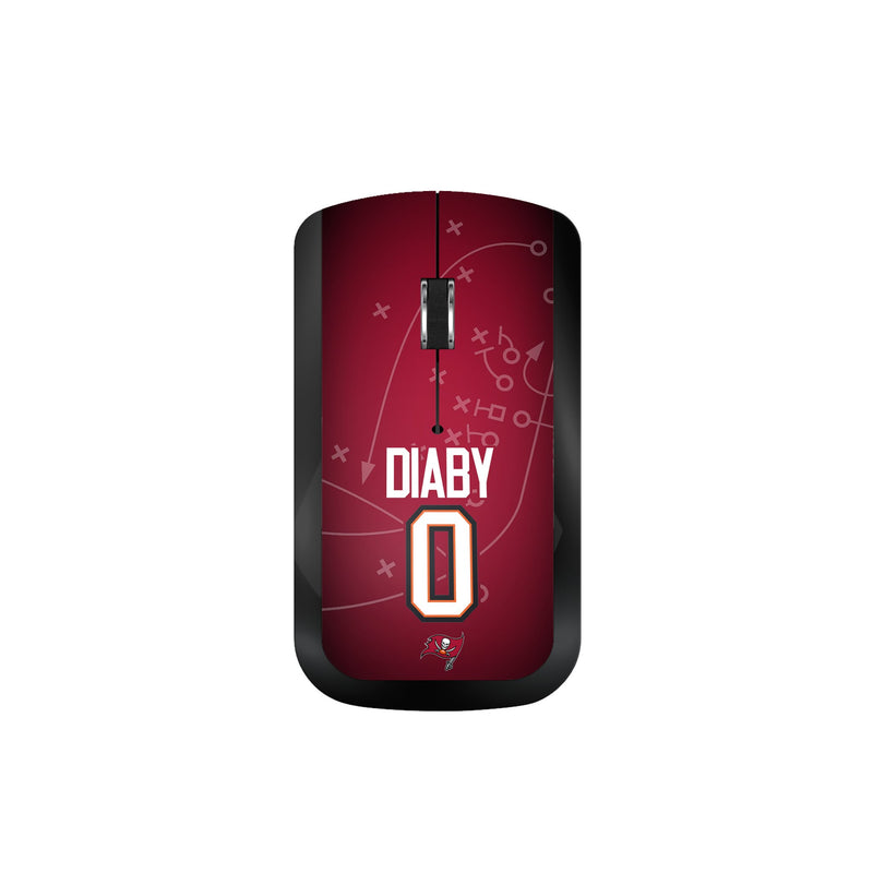 YaYa Diaby Tampa Bay Buccaneers 0 Ready Wireless Mouse