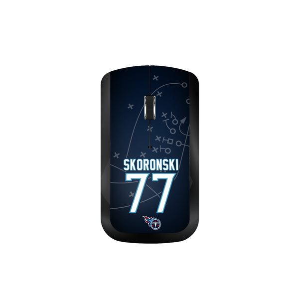 Peter Skoronski Tennessee Titans 77 Ready Wireless Mouse