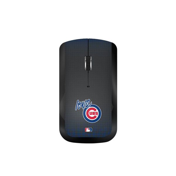 Iowa Cubs Linen Wireless Mouse