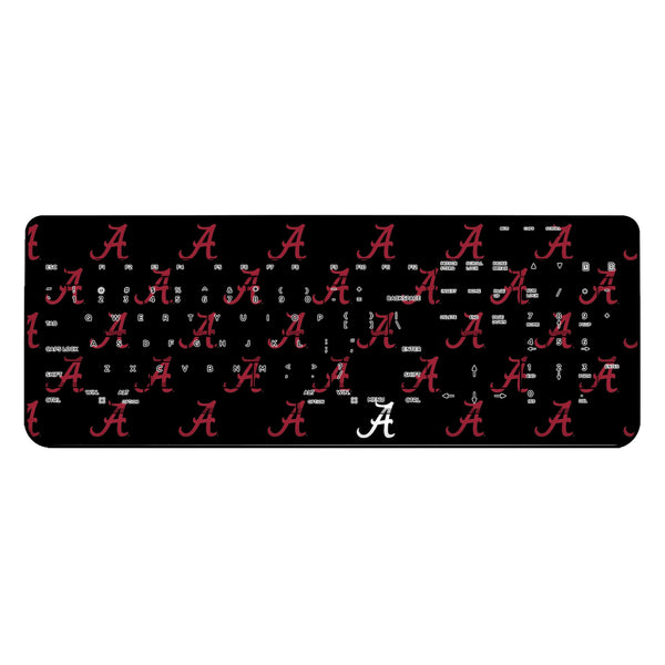 University of Alabama Crimson Tide Script A Fashion Pattern Wireless USB Keyboard