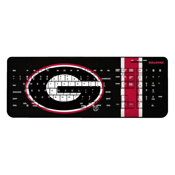 University of Georgia Bulldogs Stripe Wireless USB Keyboard