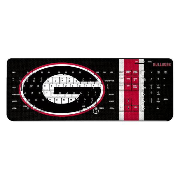 University of Georgia Bulldogs Stripe Wireless USB Keyboard