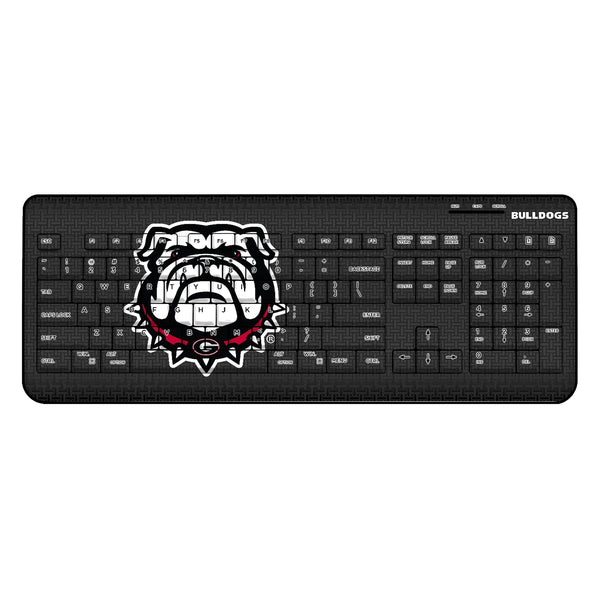 University of Georgia Bulldogs Uga Linen Wireless USB Keyboard