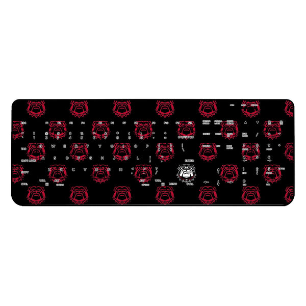 University of Georgia Bulldogs Uga Fashion Pattern Wireless USB Keyboard