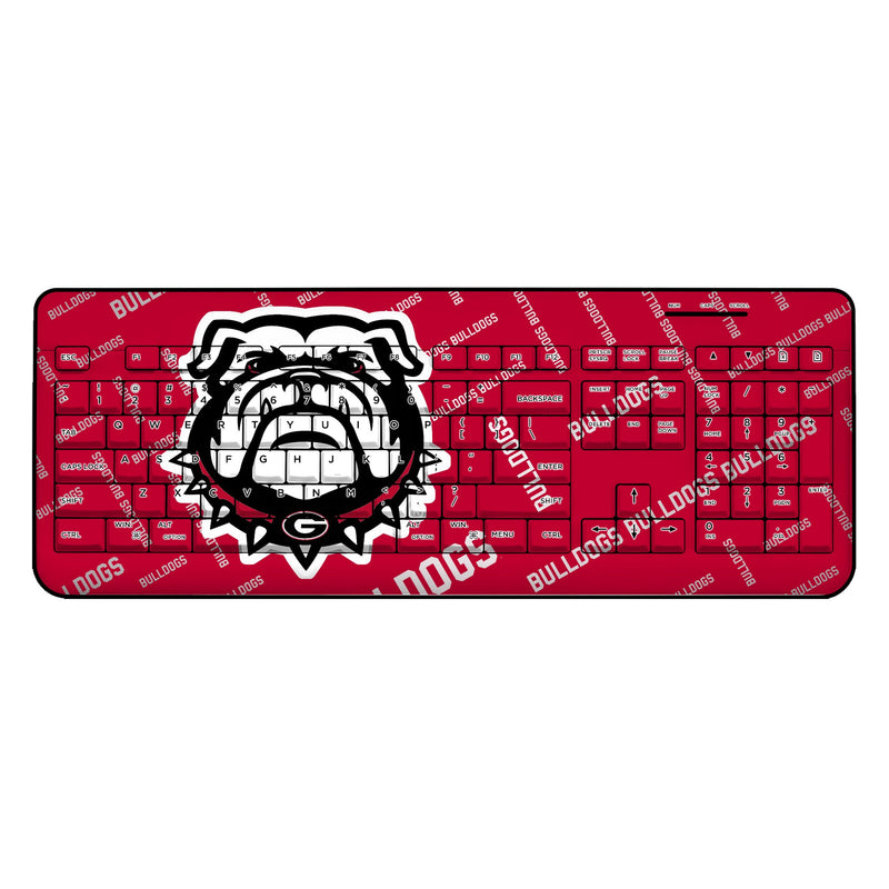 University of Georgia Bulldogs Uga Quadtile Wireless USB Keyboard