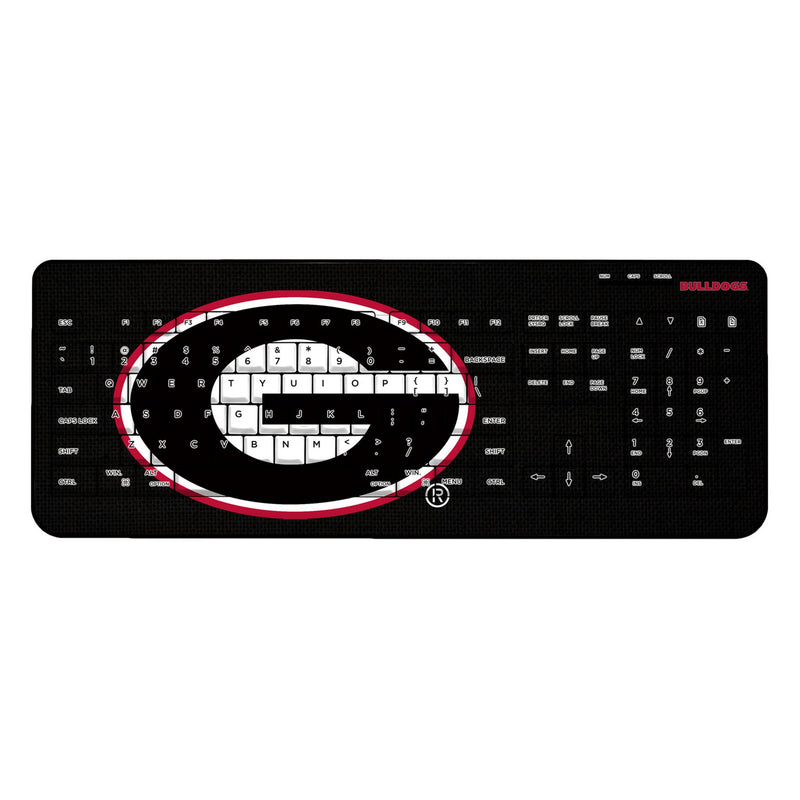 University of Georgia Bulldogs Solid Wireless USB Keyboard