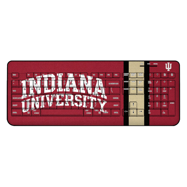 Indiana University Hoosiers Stripe Wireless USB Keyboard