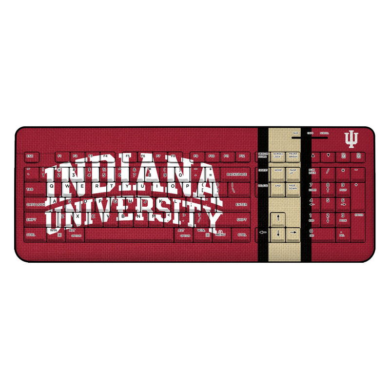 Indiana University Hoosiers Stripe Wireless USB Keyboard
