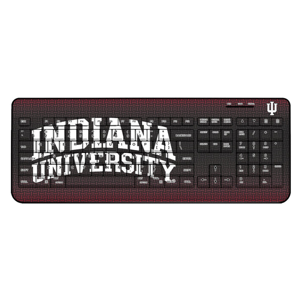 Indiana University Hoosiers Linen Wireless USB Keyboard