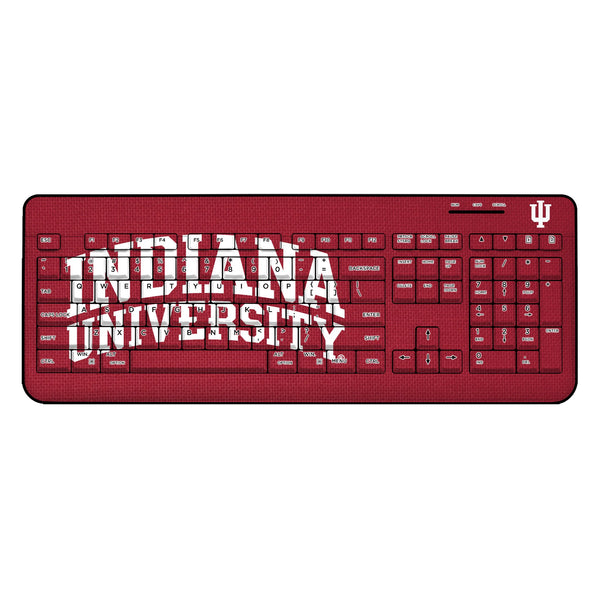 Indiana University Hoosiers Solid Wireless USB Keyboard
