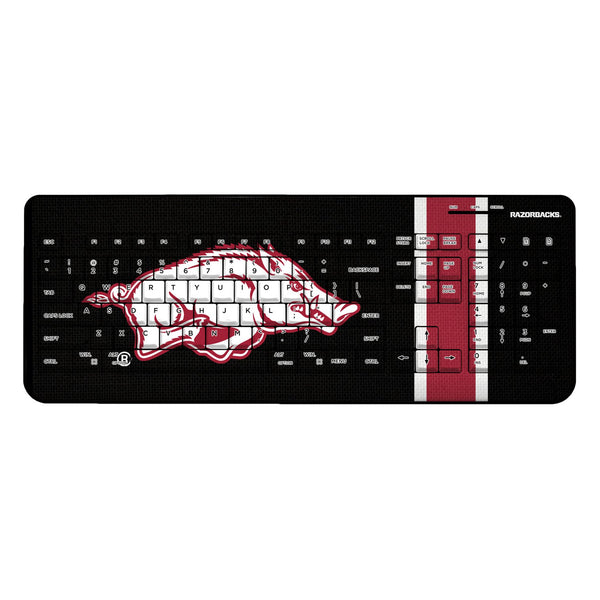 University of Arkansas Fayetteville Razorbacks Stripe Wireless USB Keyboard
