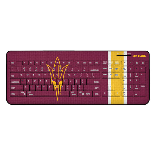 Arizona State University Sun Devils Stripe Wireless USB Keyboard