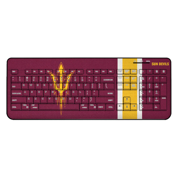 Arizona State University Sun Devils Stripe Wireless USB Keyboard