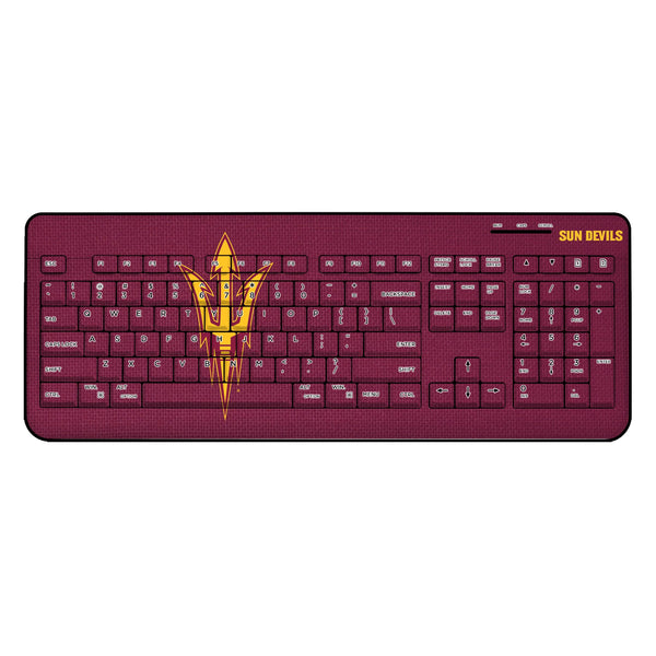 Arizona State University Sun Devils Solid Wireless USB Keyboard