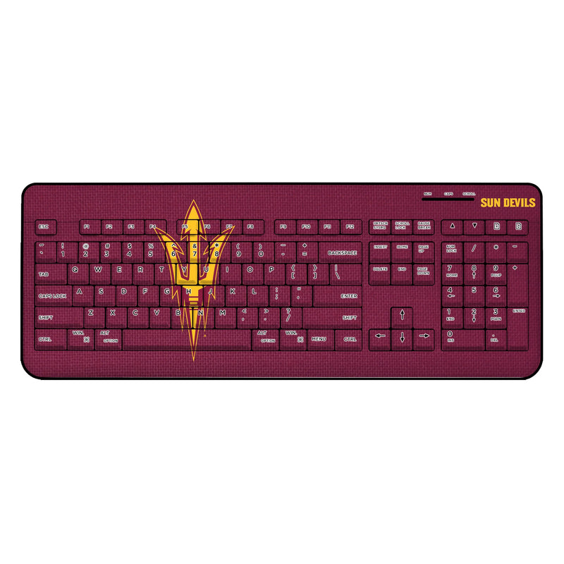 Arizona State University Sun Devils Solid Wireless USB Keyboard